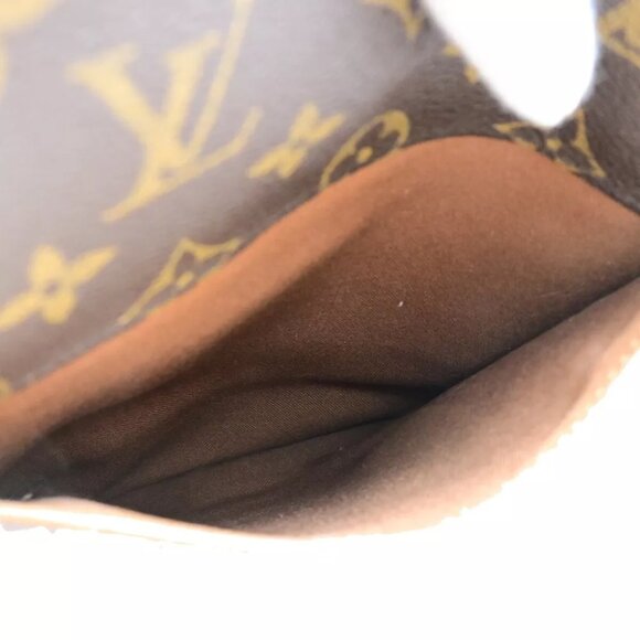 LOUIS VUITTON Abbesses Messenger Shoulder Bag Monogram Leather Brown France M452 - Picture 5 of 15